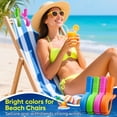thumbnail image 3 of Towel Clips for Beach Chairs, Large Beach Towel Clips for Beach Chairs 8 Pack, Multicolor Beach Towel Clips for Chair Cruise Pool, Clothes Pins 4 Color, 3 of 4