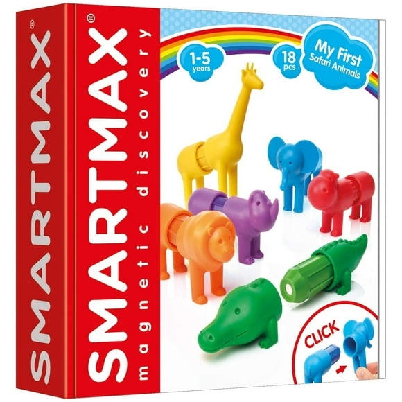 SmartMax My First Safari Animals STEM Magnetic Discovery Bui SmartMax SmartMax