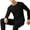 Black, variant on 2Pcs/Set Thermal Underwear for Men, Long Johns Base Layer, Shirt and Pants Set, Fleece