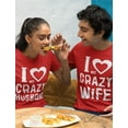 thumbnail image 4 of Couples Shirts Husband And Wife Shirts for Couples His And Hers Matching Set Man Red X-Large / Woman Red XX-Large, 4 of 6
