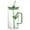 Green, variant on Glass Drinking Cup Square Glass Tumbler with Handle,Square Glass Cup with Lid Straw Wide Mouth Drinking Cup,Clear Coffee Cups with Lids and Straws Portable Water Bottles Milk