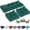 Green, variant on 44 x 19 x 4 Inch Outdoor Bench Cushion Set of 3 Waterproof Tufted 1 Patio Loveseat Cushions and 2 Square Chair Seat Pad for Outdoor Furniture Couch Swing Sofa Wicker Settee(Black)