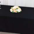 thumbnail image 5 of BalsaCircle 60" x 102" Rectangular Cotton Wedding Tablecloth Linens Black, 5 of 8