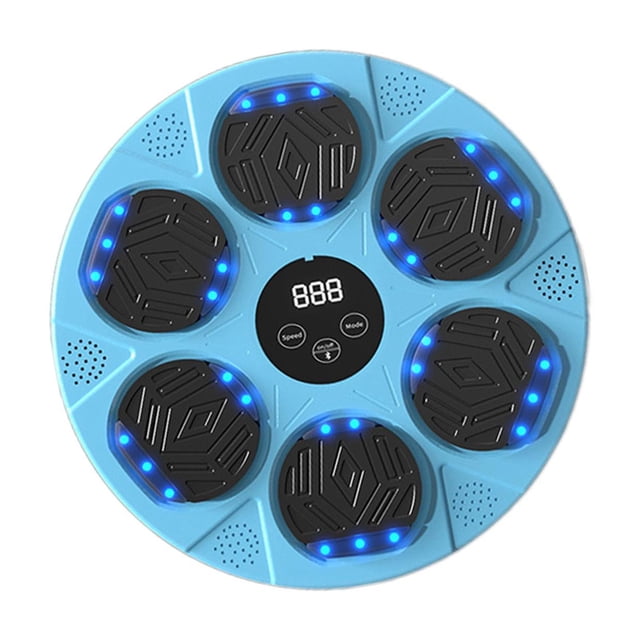 Máquina de boxeo musical DYNWAVEMX Objetivo de pared 40 cm x 40 cm x 4,7 cm Azul