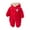 Red, variant on NOKIO Unisex Baby Snowsuit Infant Cute Bear Hooded Winter Warm Jumpsuit Autumn/Winter Cute Cartoon Bear Hooded Zippered Jumpsuit Party Birthday Indoor And Outdoor