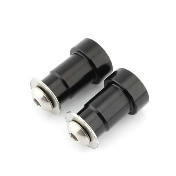 Tapones para orificios de espejos retrovisores, tapas ciegas para espejos de motocicleta, aptos para reemplazo de , accesorios de repuesto Negro Yotijar Tapas para agujeros de espejo