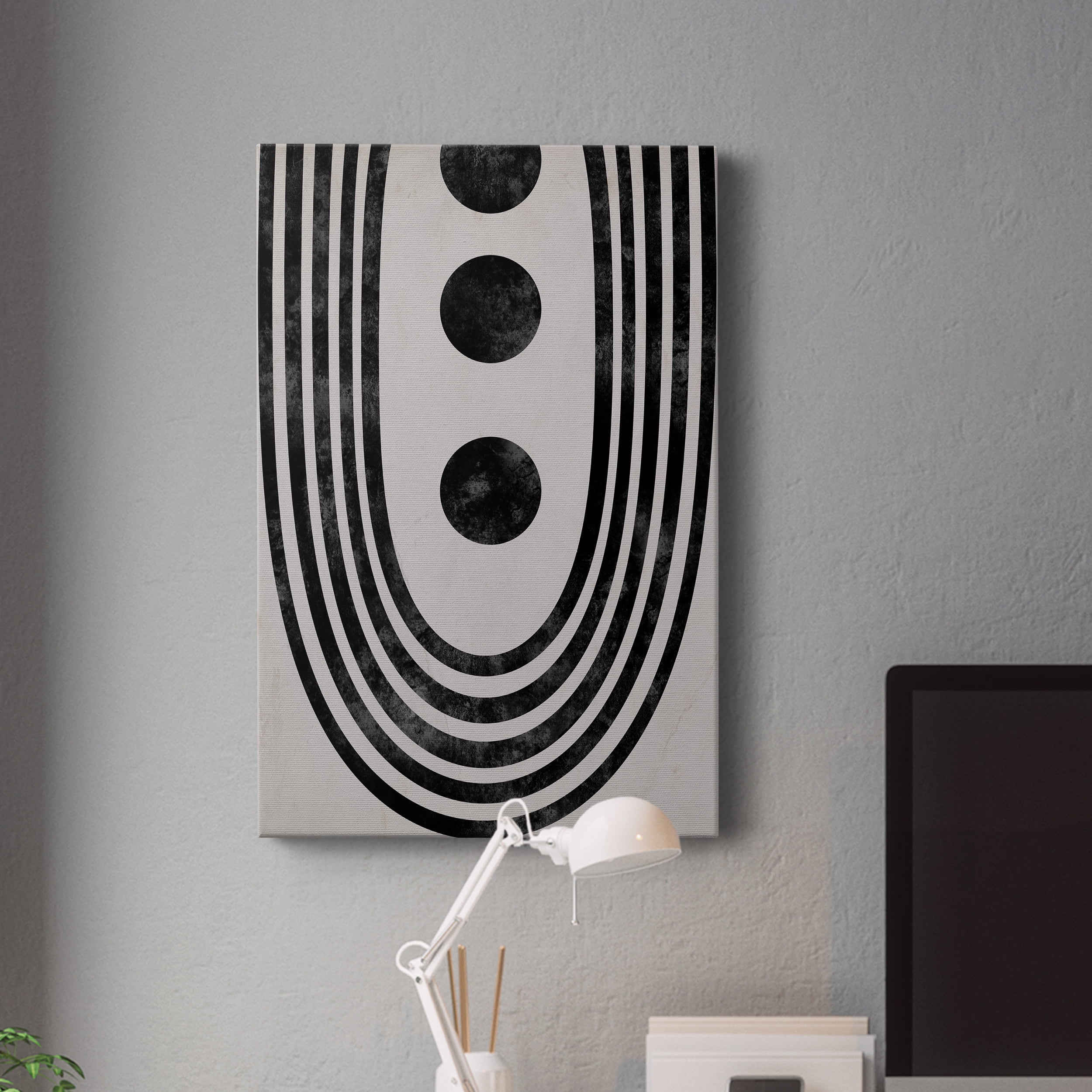 Tubular Abstract II Premium Gallery Wrapped Canvas - Ready to Hang - 18 x 27