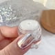 thumbnail image 2 of Polvo de uñas de espejo Moonlight, pigmento de efecto metálico fino de brillo plateado, esmalte de Gel UV, polvo cromado, decoraciones de uñas Aurora, 1 caja, 2 of 4