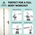 thumbnail image 2 of Door Anchor Strap for Resistance Bands, Multi Loop Door Anchor Fits Up to 9 ft Doors Heavy Duty Door Anchor for Workout Bands, Easy to Install Full Body Home workouts, 2 of 5