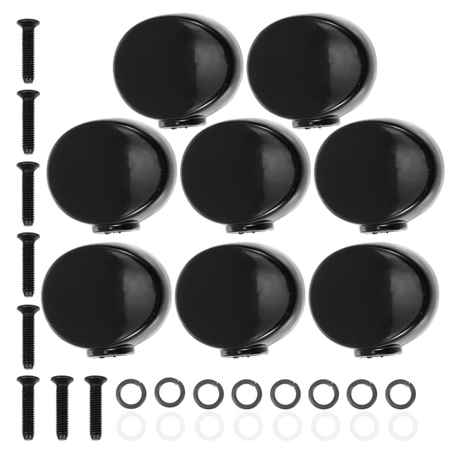 Shisuyan 8pcs Guitar Tuning Peg Buttons Metal Tuning Key Button Heads Acoustic Guitar Accessories