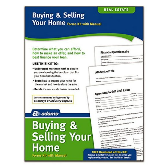 Adams Buying/Selling Your Home Kit, Forms and Instructions (K311)