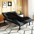 thumbnail image 2 of Sha Cerlin Upholstered Full Size Ergonomic Electric Adjustable Bed Base Frame with Upgraded Motor 2.0, Wireless Remote Control & Foot Incline, Zero-Gravity, 2 of 12