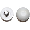 thumbnail image 3 of 8mm x 1/2" Long Thread Stud Adjustable Glides for Patio Furniture White 16 Pcs, 3 of 3