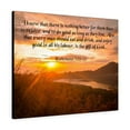 thumbnail image 6 of Scripture Walls of God Ecclesiastes 3:12-13 Bible Verse Canvas Christian Wall Art Ready to Hang Unframed, 6 of 13