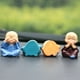 thumbnail image 2 of 4 piezas lindas figuritas de monje pequeña estatua de resina, sabio Kung Fu Buda adorno artesanal creativo como el hogar, oficina coche interior pantalla decoración decoración muñecas juguete regalo TUNC Sencillez, 2 of 5