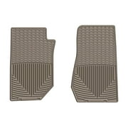 WeatherTech All-Weather Floor Mats compatible with Jeep Wrangler Unlimited 4-Door, Wrangler 2-Door - 1st Row (Driver & Passenger), Tan