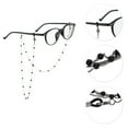 thumbnail image 3 of Unique Bargains 1 Pc Eyeglass Chain Glasses Chain Pearl Pattern 75cm L Black, 3 of 5