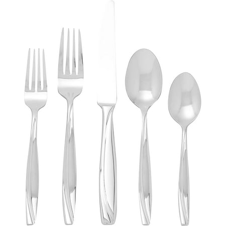 

Camlynn Mirror 45 Piece Casual Flatware Set 18/0 Stainless Service for 8 Silver