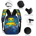 thumbnail image 2 of Geometry Dash Schoolbag Daypack Lightweight Backpacks School Bookbag Unisex Casual Rucksack for Outdoor, 2 of 8