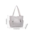 thumbnail image 3 of Nylon Tote Bag Large Capacity Shoulder Bag For Women Casual Handbag For Work School Travel Daily Use, 3 of 6