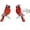 Cardinal, variant on Red Cardinal/Blue Jay Bluebird Stud Earrings 925 Sterling Silver "Our Love Never Dies" Jewelry Gifts for Women Mom