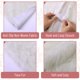 thumbnail image 4 of Falda para árbol de Navidad Mr. Pen de 122 cm de piel sintética blanca, 4 of 9