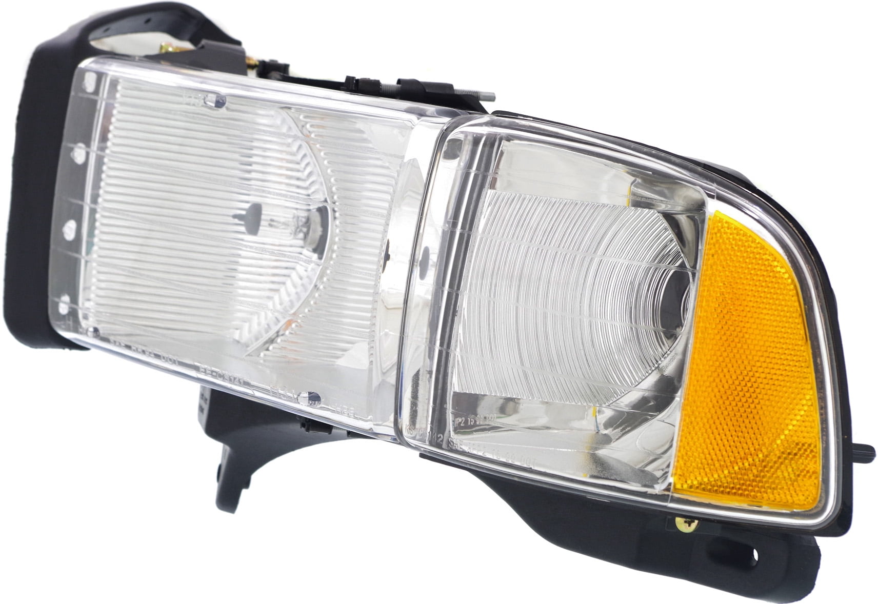 Headlight Compatible With 1999-2001 Dodge Ram 3500 2500 Left Driver Halogen With bulb(s)