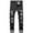 Black, variant on Mens Pants , Men's High-end Stretch Nostalgic Frayed Slim-fit Jeans Blue XS(29)(XS(29))