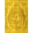 thumbnail image 1 of Ahgly Company Machine Washable Indoor Rectangle Persian Yellow Traditional Area Rugs, 3' x 5', 1 of 4