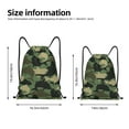 thumbnail image 2 of Gaeub Camouflage Shark Drawstring Backpack Bag Sport Gym Sackpack Heavy Duty String Backpack for Men Women-Medium, 2 of 6