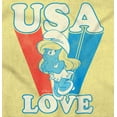 thumbnail image 2 of Vintage Smurfette Cartoon USA Love Women Plus Size Graphic Tee Tees Brisco Brands 3X, 2 of 5
