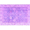 thumbnail image 1 of Ahgly Company Indoor Rectangle Oriental Purple Traditional Area Rugs, 5' x 7', 1 of 4