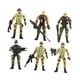 thumbnail image 1 of Conjunto de figuras de acción para hombres, 6 uds., equipo especial de policía, juguetes para hombres, juguetes para fiesta temática, juego de mesa de, 1 of 8