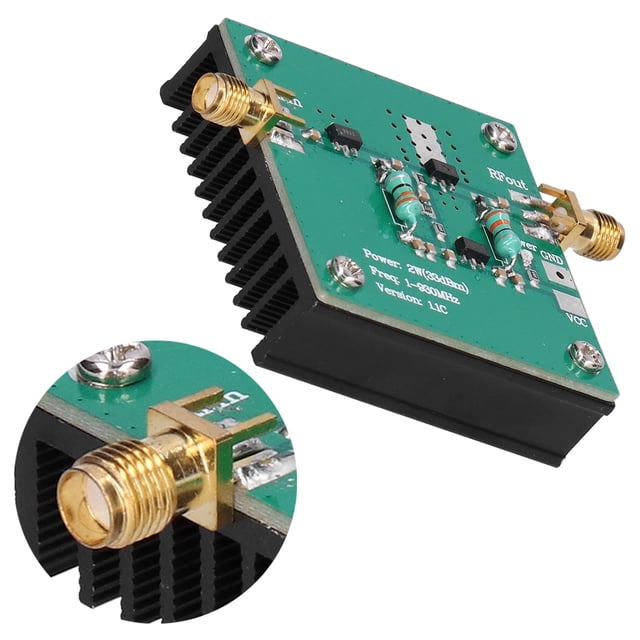 Módulo amplificador, amplificador de banda ancha de potencia de RF de 12 V CC, amplificador de potencia de RF de banda ancha, salida de alta intensidad