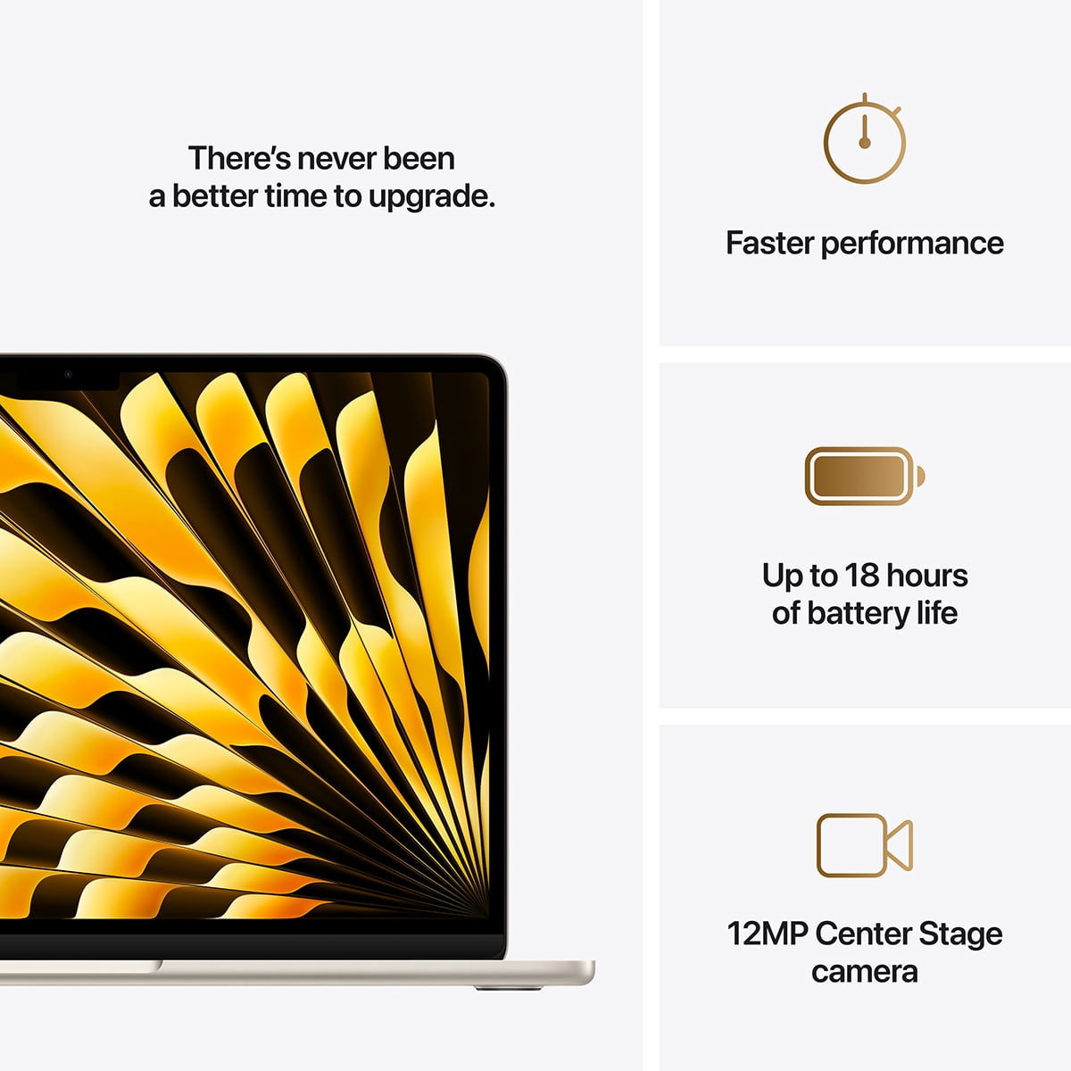 Apple 13-inch MacBook Air: Apple M4 chip 10-core CPU and 8-core GPU, 16GB, 256GB SSD – Starlight