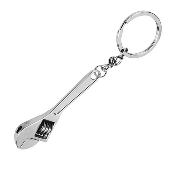 UDIYO Creative Mini Metal Adjustable Wrench Keychain Keyring Bag Hanging Pendant Decor