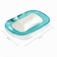 thumbnail image 2 of Soap Dish Soap Holder for Bathroom and Shower Double Layer Draining Soap Boxblue, 2 of 5