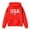 Watermelon Red, variant on WEIYLL Boys Hoodies And Sweatshirts Long Sleeve Letter Print Pullover Hooded Outfit Grey Toddler Fall Clothing for 7-8 Years