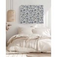 thumbnail image 3 of Light Blue Floral Wall Art for Living Room,Canvas Picture Wall Decor for Bathroom Bedroom,Rustic Vintage Flowers Botanical Spring Painting Artwork for Office Kitchen Hallway Dining Room Decor 16"x20", 3 of 8