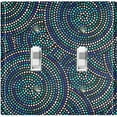 thumbnail image 1 of Metal Light Switch Plate Cover Colorful Safari African Tribal Art Pattern SFR022, 1 of 13
