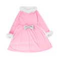 thumbnail image 4 of LWNYDPLSD Red Christmas Dress Girls Christmas Shift Dress Winter Formal Dresses 18month Girl Clothes Girls Clothes Size 10 12 Christmas Outfit Baby, Pink 6-7 Years, 4 of 4
