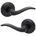 thumbnail image 2 of Kwikset 720SEL-4 Sedona Passage Door Lever Set - Brass, 2 of 7