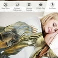 thumbnail image 3 of SHERONV Dinosaur Warm Lightweight Blanket Soft Fleece Throw Blanket Living Room Sofa Decor Cow Gifts All Seasons Flannel Material Blanket 40x50in, 3 of 6