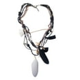 thumbnail image 1 of Fashion Jewelry - Layer Chain Handmade Beaded Bohemian Feather Necklace - Necklaces & Pendants, 1 of 2