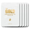 thumbnail image 1 of Mascarilla facial LAPCOS, oro de 24 quilates, Hydra Collagen, paquete de 5, 1 of 6