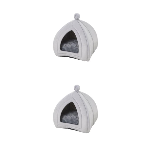Casa para mascotas Billuyoard Gris 20x20x23cm 2piezas