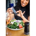 thumbnail image 3 of Home EC Premium Salt and Pepper Shakers with Adjustable Pour Holes - Elegant Stainless Steel Salt and Pepper Dispenser - Perfect for Himalayan, Kosher and Sea Salts - Spices W/Collapsible Funnel/Ebook, 3 of 9