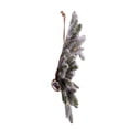 thumbnail image 2 of Kurt Adler 18-Inch 20-Light Battery-Operated LED Flocked Pine Wreath, 2 of 5
