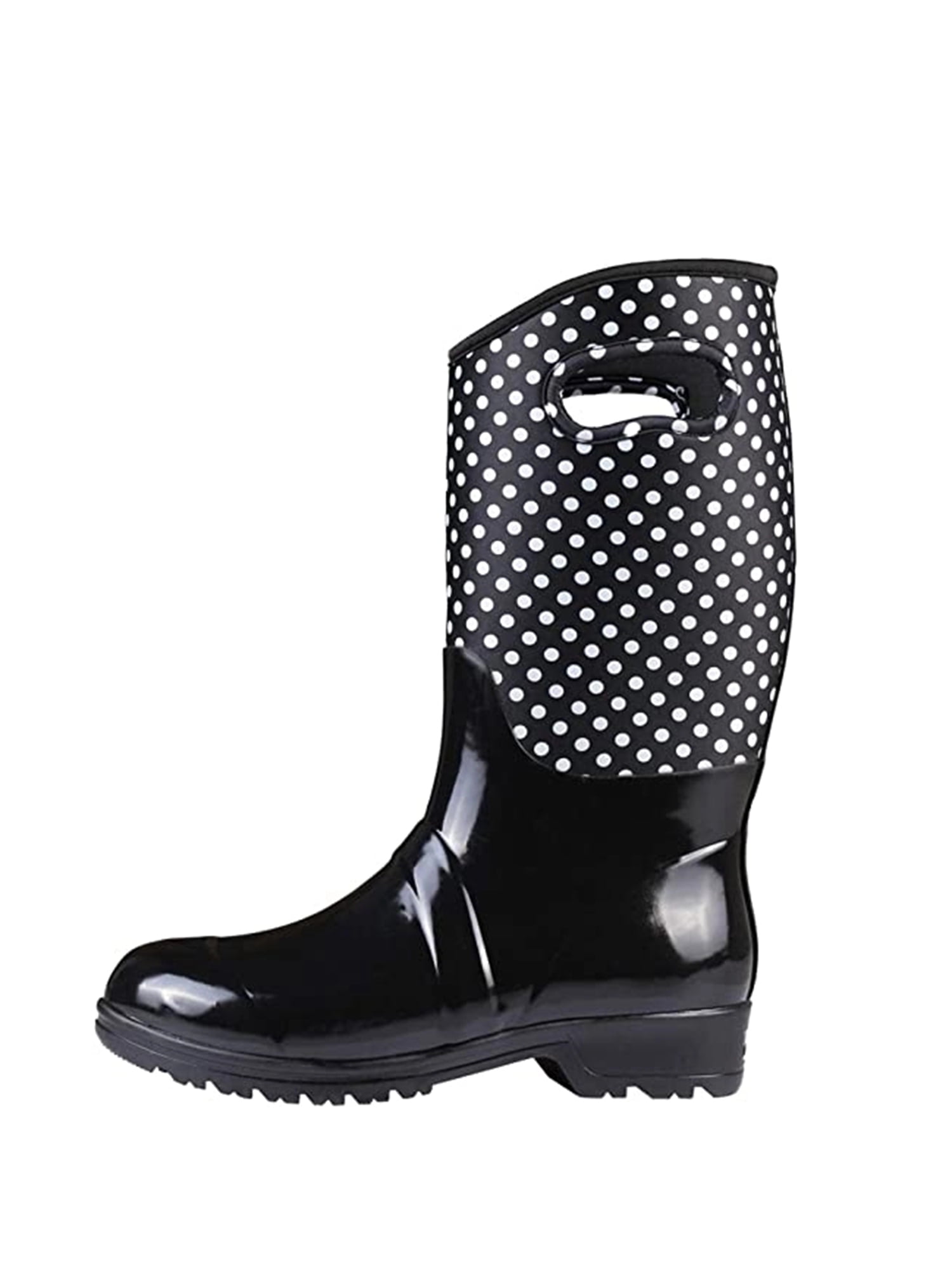 Tanleewa - Slip Resistant Women Rain Boots Fashion Neoprene Waterproof ...