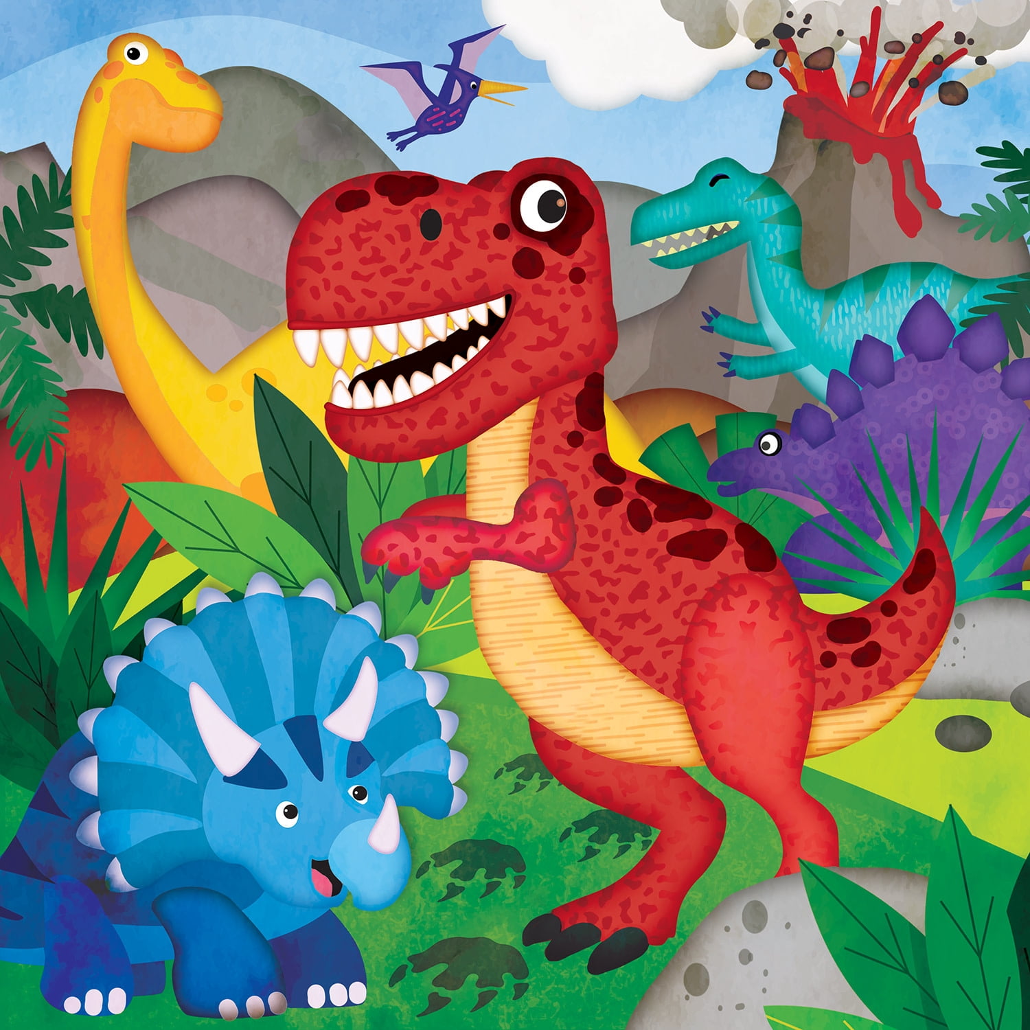 MasterPieces Kids Value Jigsaw Puzzle - Dinosaurs 48 Pieces